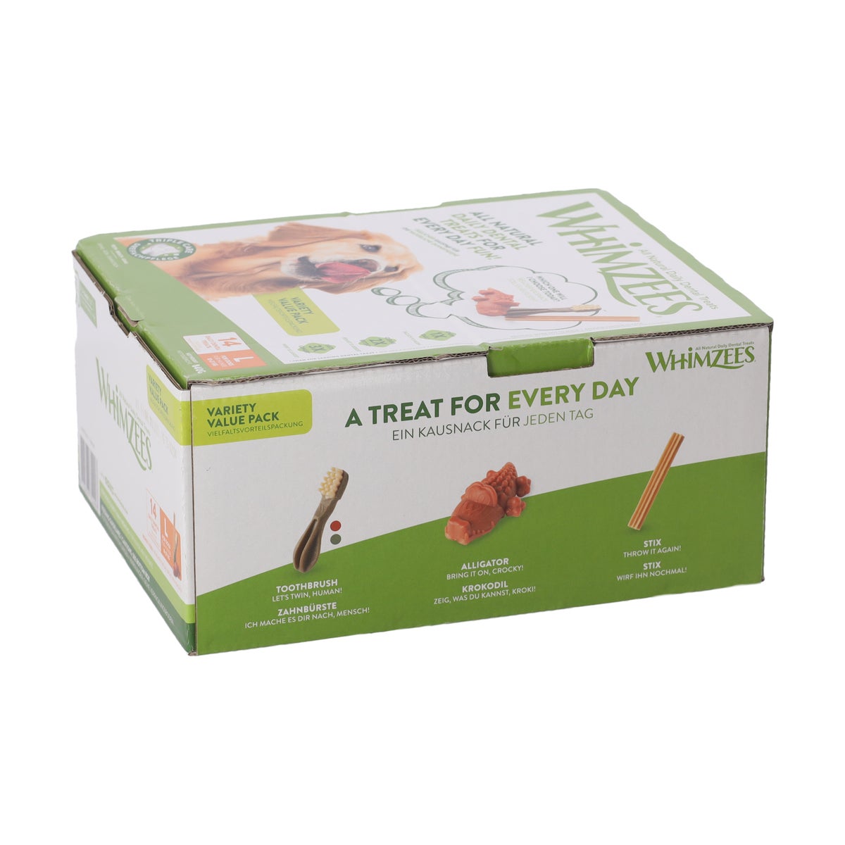 Hondensnack variety box L 14st Whimzees Hondensnack variety box L 14st Whimzees