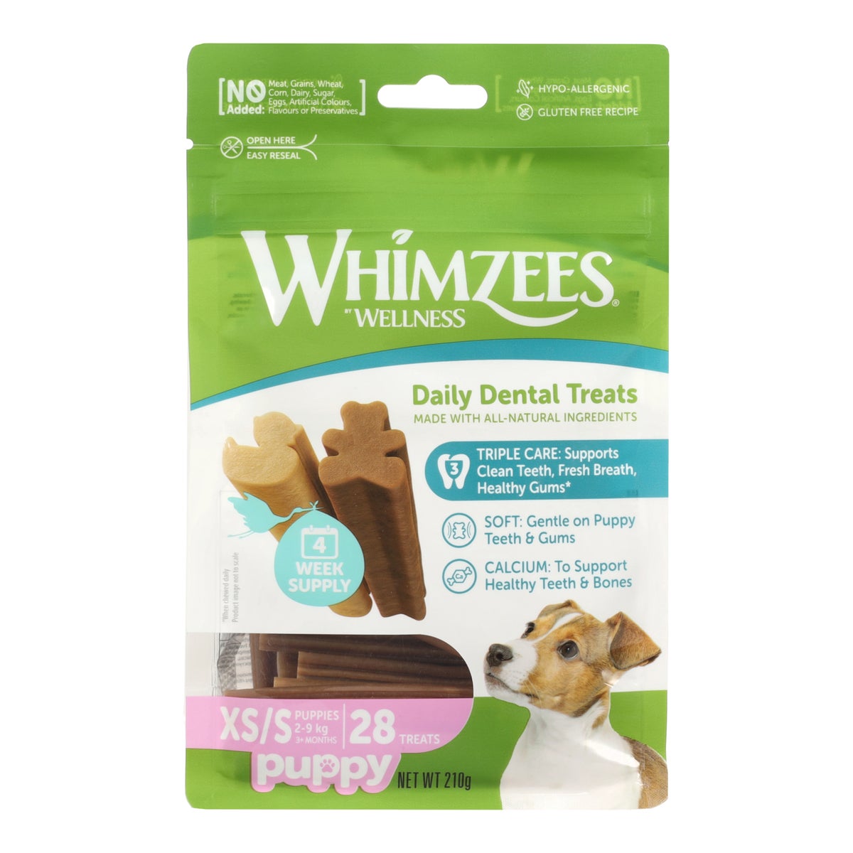 Hondensnack puppy XS/S 28st Whimzees Hondensnack puppy XS/S 28st Whimzees