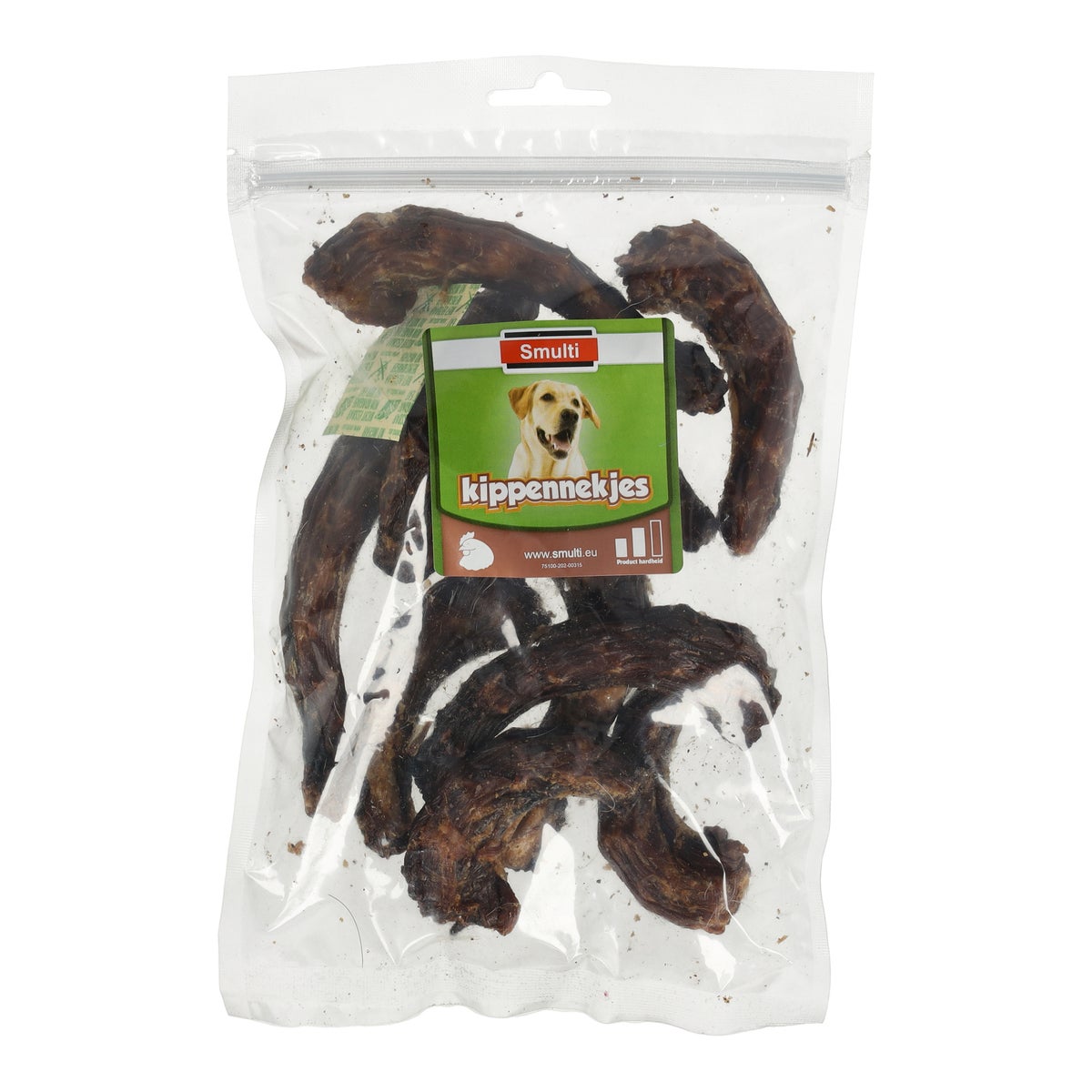 Hondensnack kippennek 200g Smulti Hondensnack kippennek 200g Smulti