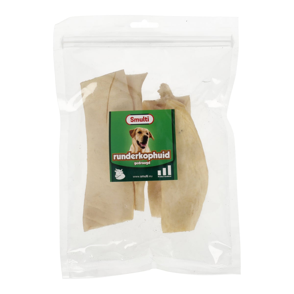 Hondensnack runderkophuid wit 100g Hondensnack runderkophuid wit 100g