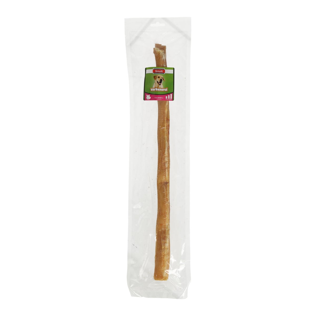 Hondensnack varkensrol 50 cm Smulti Hondensnack varkensrol 50 cm Smulti