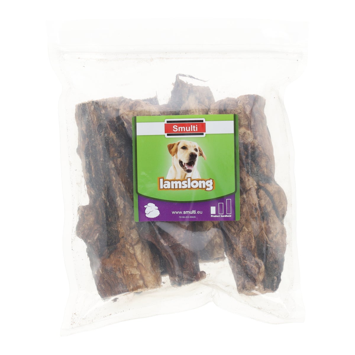 Hondensnack lamssteak 100g Smulti Hondensnack lamssteak 100g Smulti