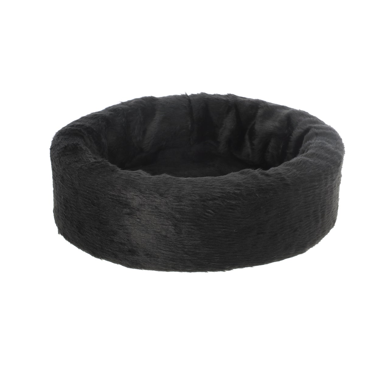 Mand hond teddy zwart 40cm Mand hond teddy zwart 40cm