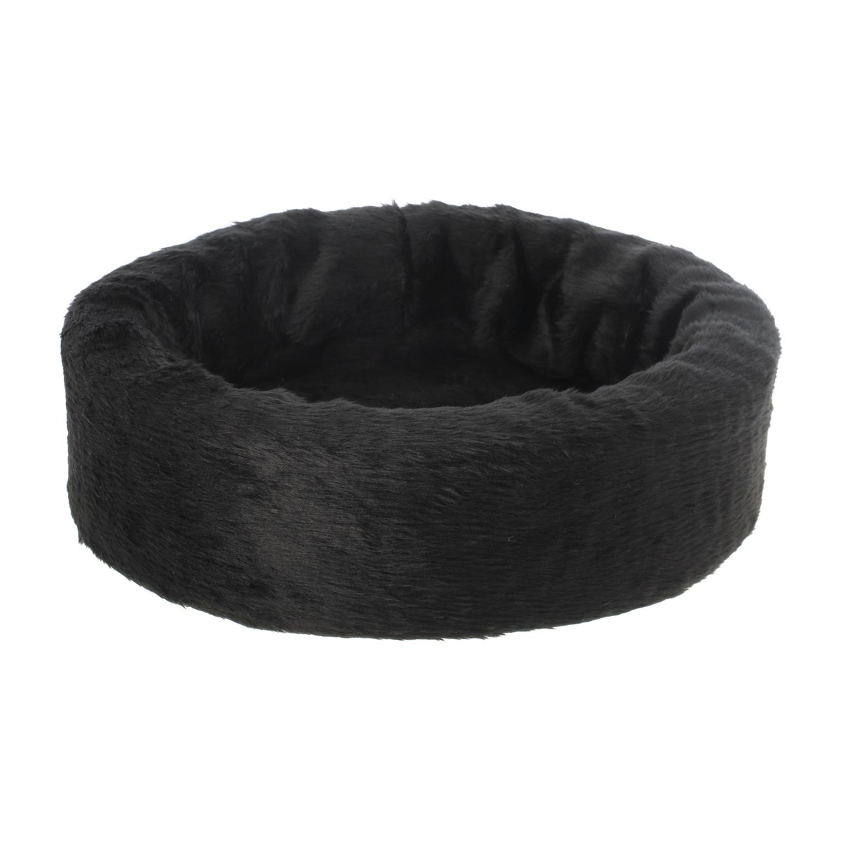 Mand hond teddy zwart 60cm Mand hond teddy zwart 60cm