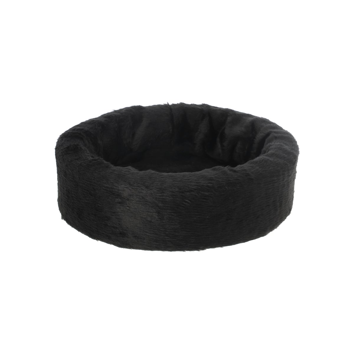 Mand hond teddy zwart 70 cm Mand hond teddy zwart 70 cm