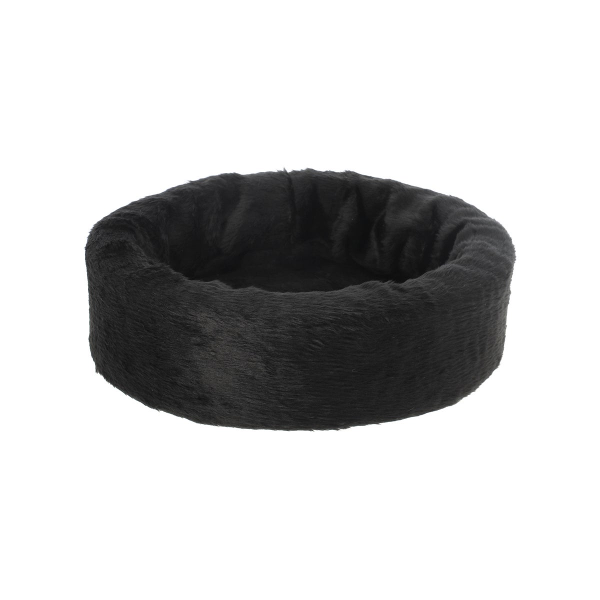 Mand hond teddy zwart 80 cm Mand hond teddy zwart 80 cm