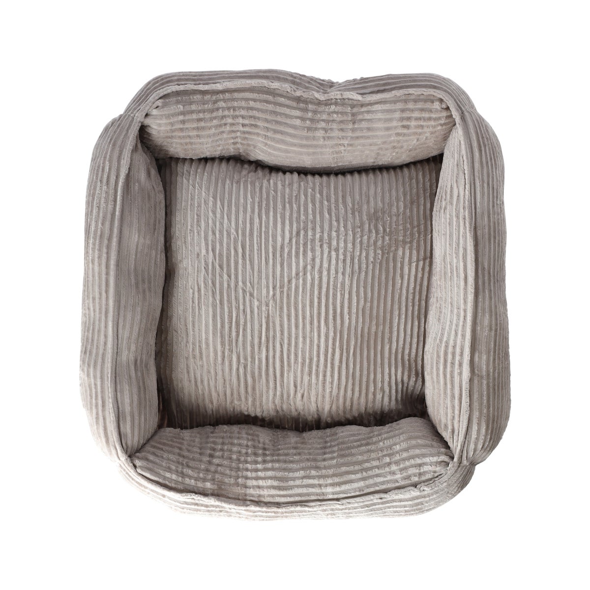 Dierenmand stripe design 65x60x20cm taupe Dierenmand stripe design 65x60x20cm taupe