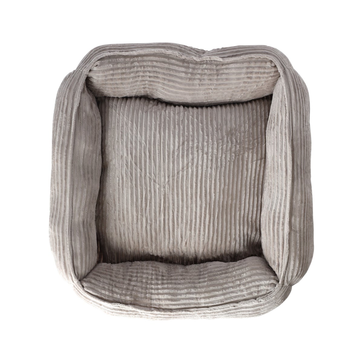 Dierenmand stripe design 80 x 70 x 20 cm taupe Dierenmand stripe design 80 x 70 x 20 cm taupe