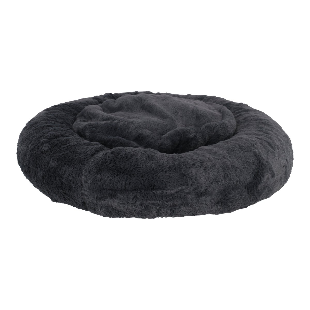 Dierenmand donut soft antraciet 58 cm Dierenmand donut soft antraciet 58 cm