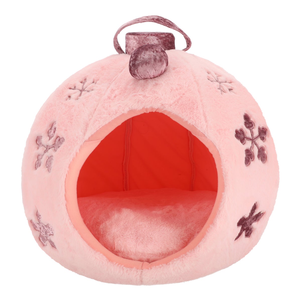 Dierenmand kerstbal roze 45cm Dierenmand kerstbal roze 45cm