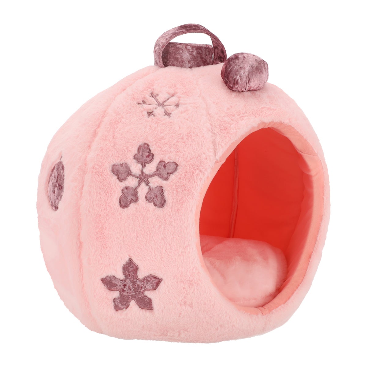 Dierenmand kerstbal roze 45 cm Dierenmand kerstbal roze 45 cm