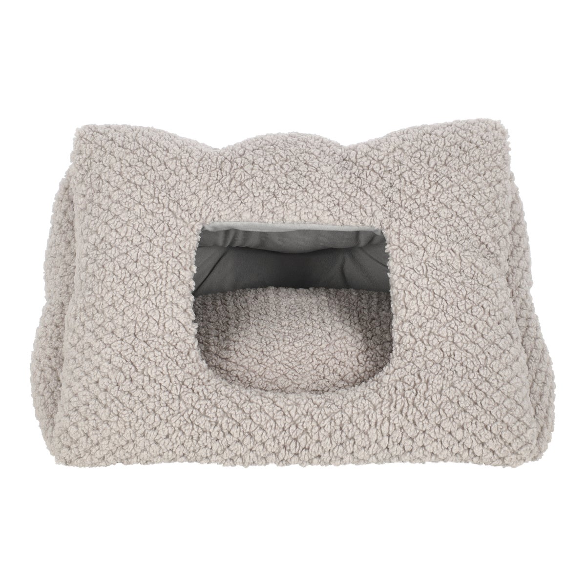 Mand kat Myo driehoek grijs 50 x 35 x 34 cm Mand kat Myo driehoek grijs 50 x 35 x 34 cm