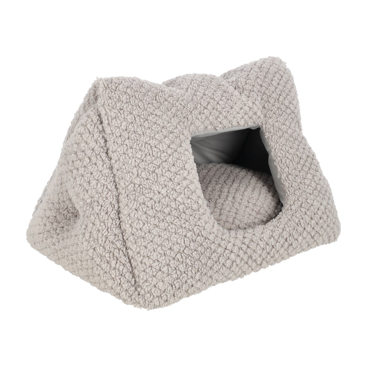 Mand kat Myo driehoek grijs 50 x 35 x 34 cm Mand kat Myo driehoek grijs 50 x 35 x 34 cm