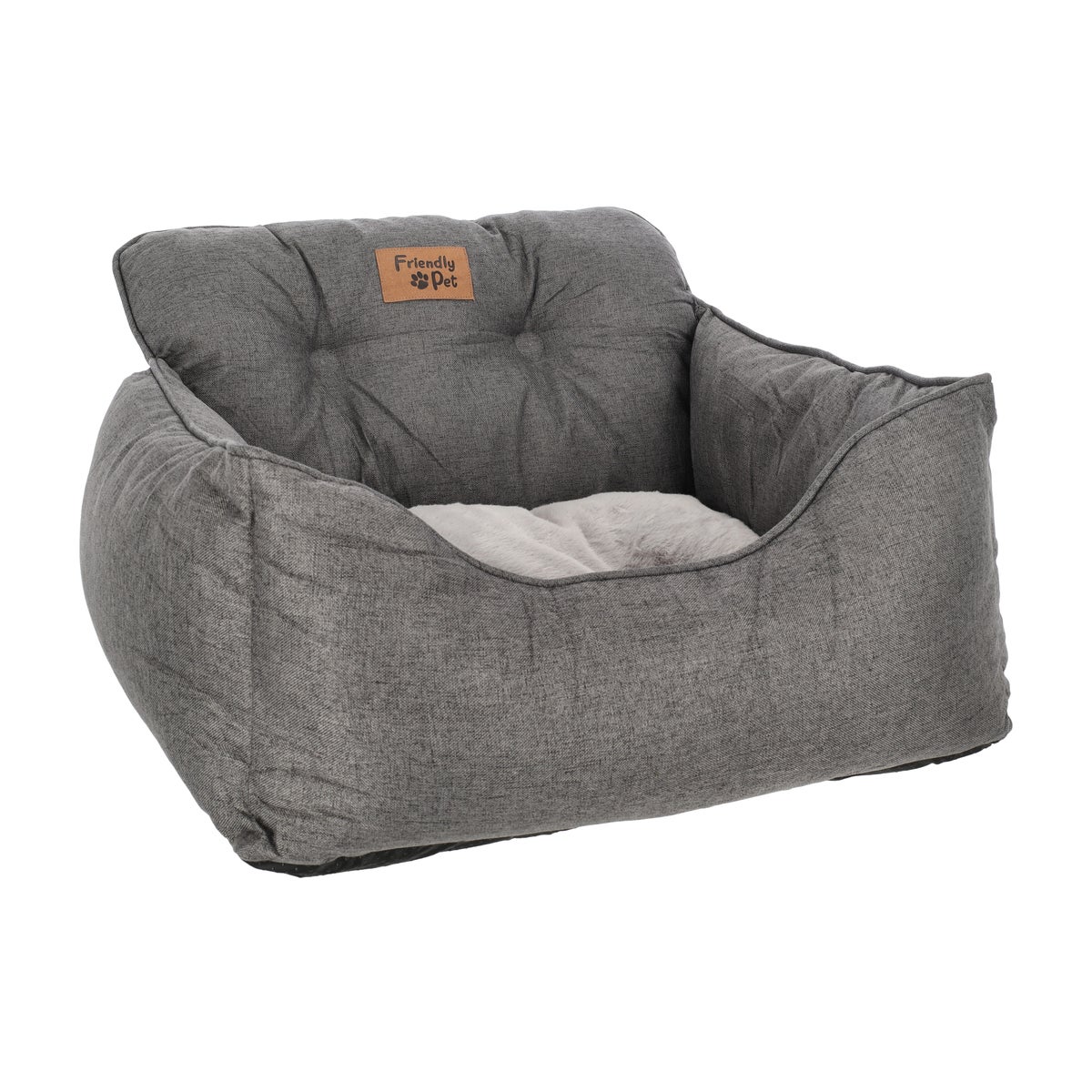 Hondenmand auto 60 x 55 cm grijs Hondenmand auto 60 x 55 cm grijs