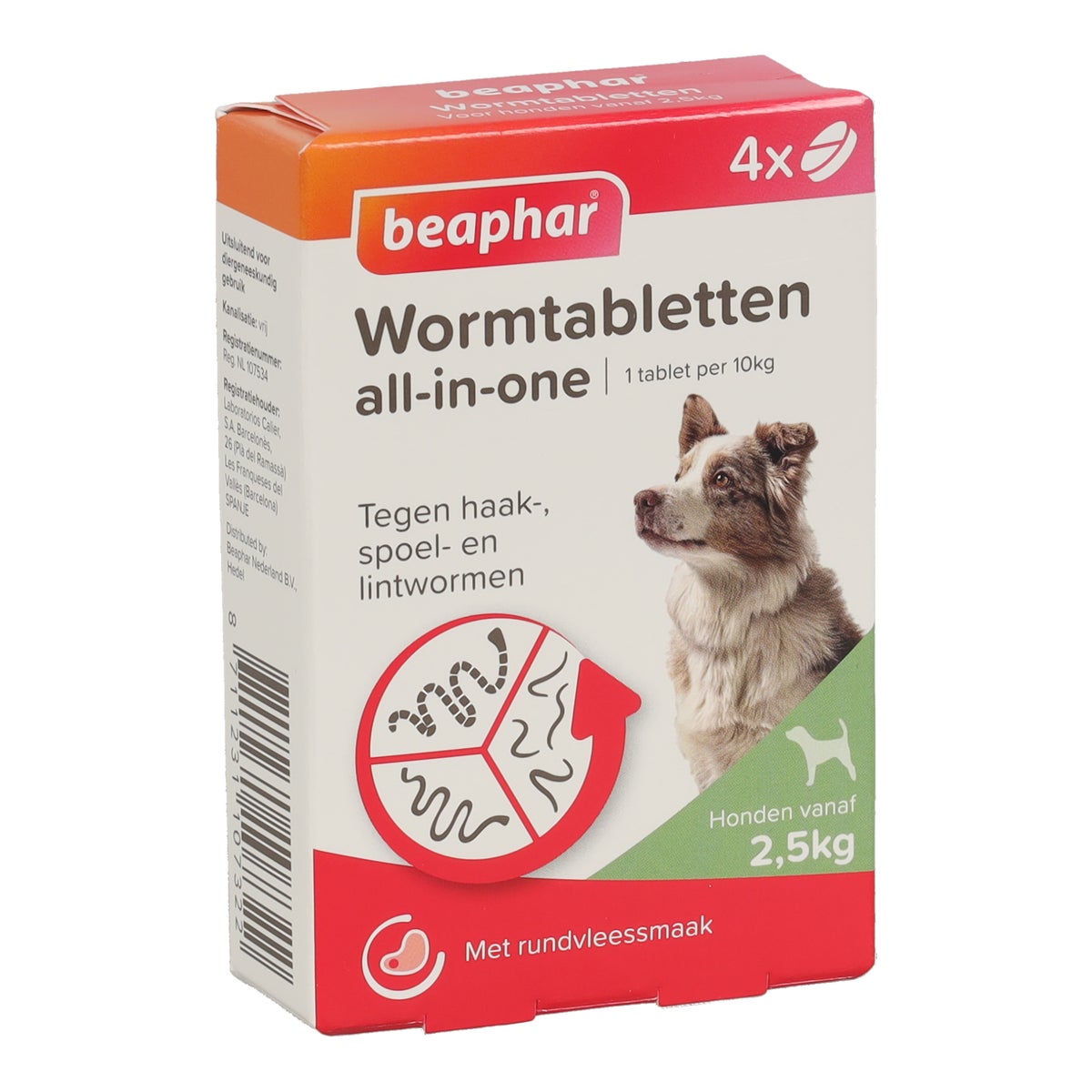 Wormmiddel all-in-one 40kg Beaphar Wormmiddel all-in-one 40kg Beaphar