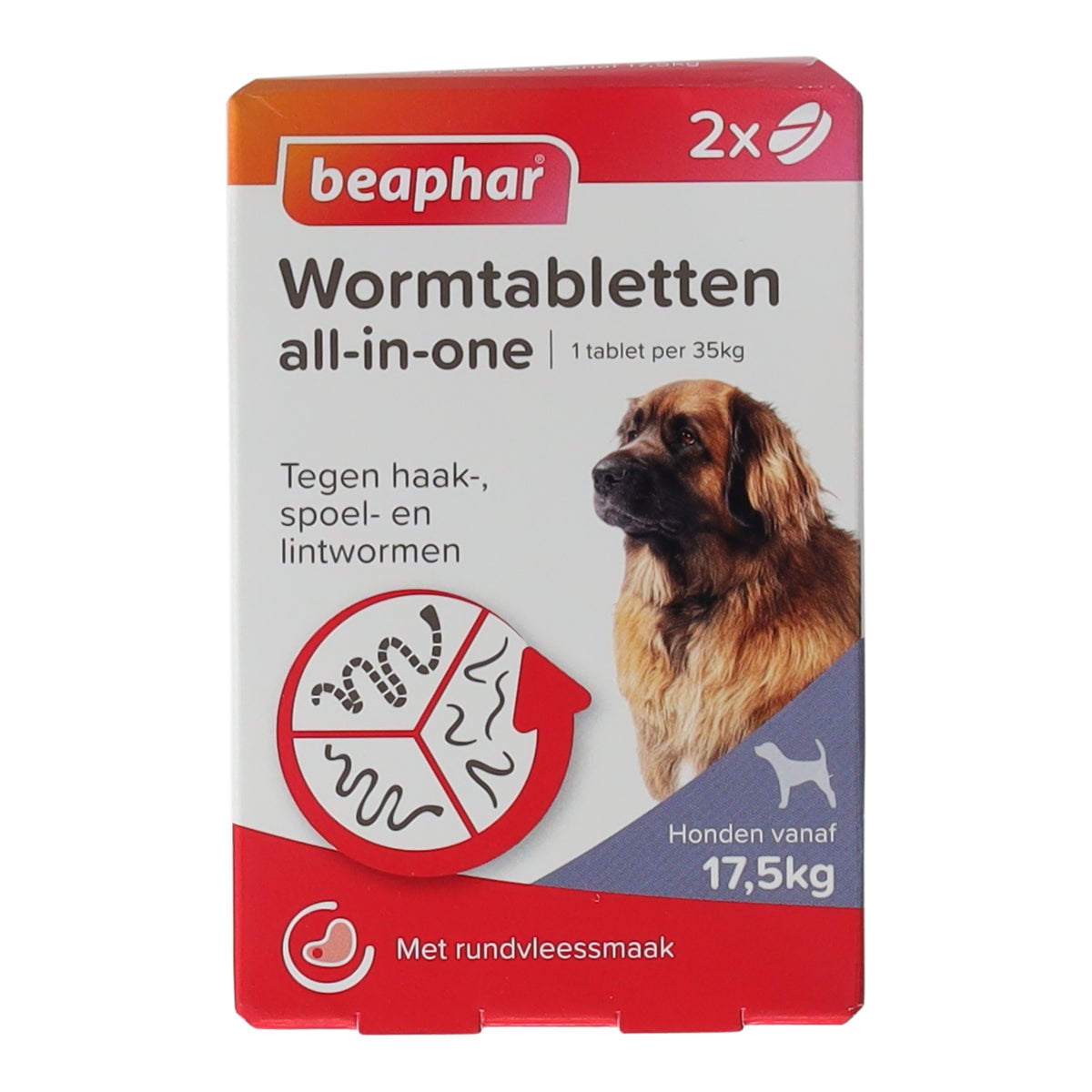 Wormmiddel all-in-one 70kg Beaphar Wormmiddel all-in-one 70kg Beaphar