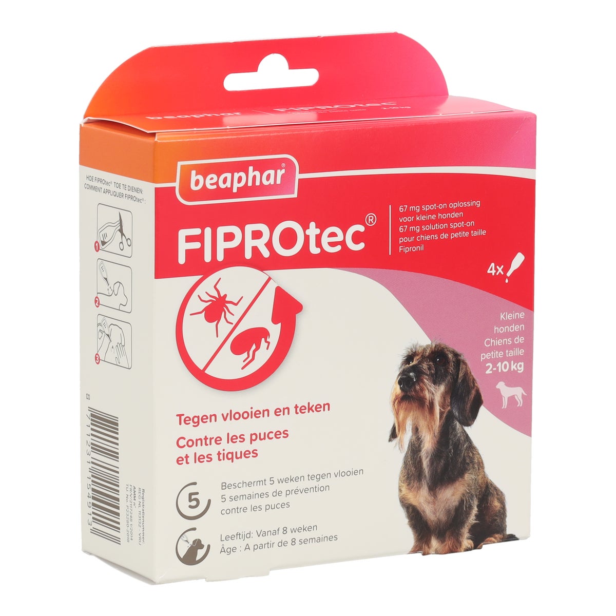 Fiprodog hond 2-10kg Beaphar Fiprodog hond 2-10kg Beaphar