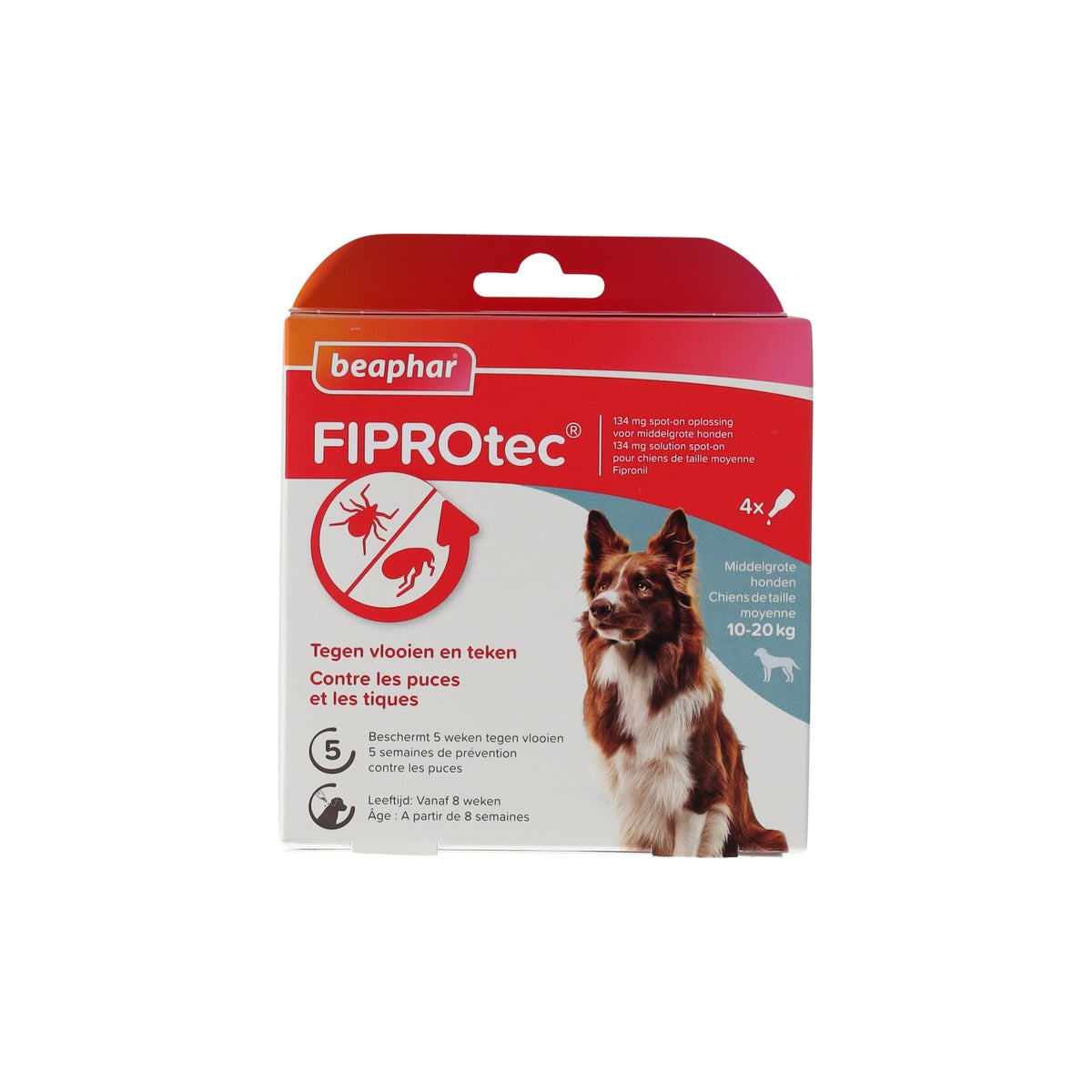 Fiprotec hond 10-20kg Beaphar Fiprotec hond 10-20kg Beaphar