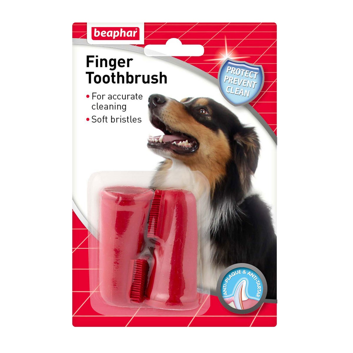 Tandenborstel vinger 2st Beaphar Tandenborstel vinger 2st Beaphar