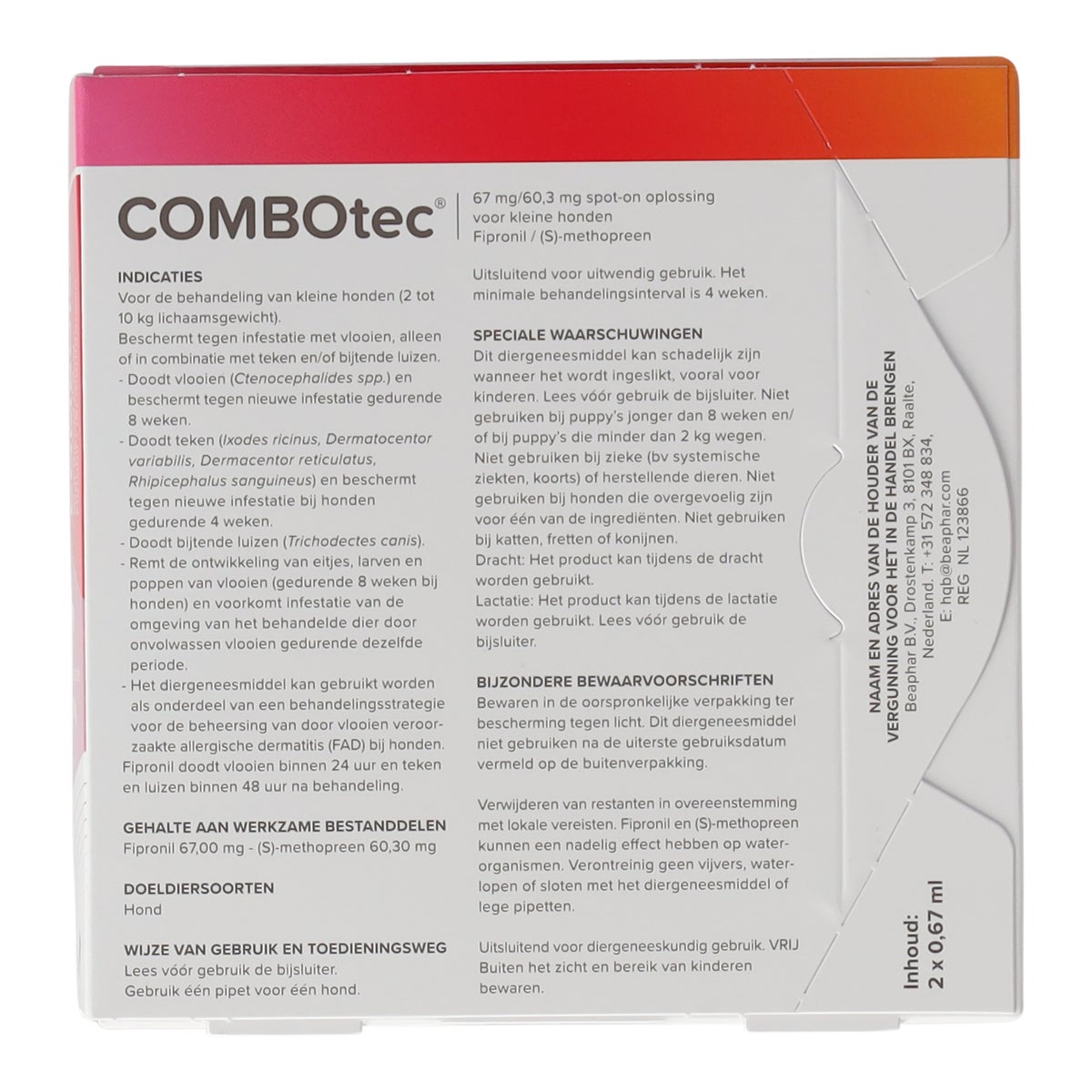 Combotec hond 2-10 kg Combotec hond 2-10 kg