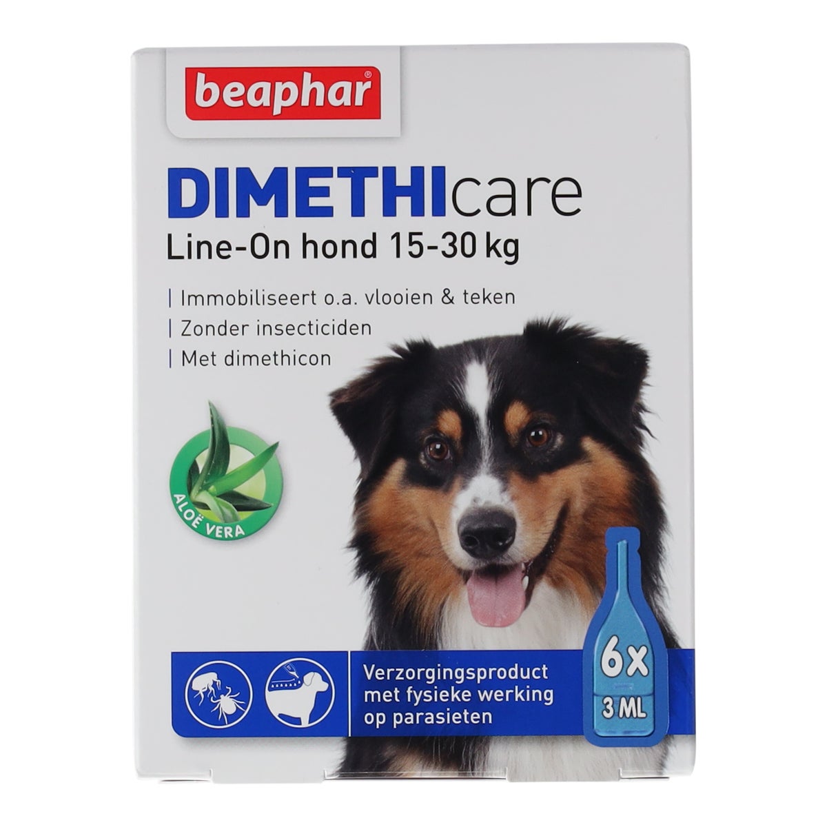 Vlooiendr hond dimethicare 15-30kg Vlooiendr hond dimethicare 15-30kg