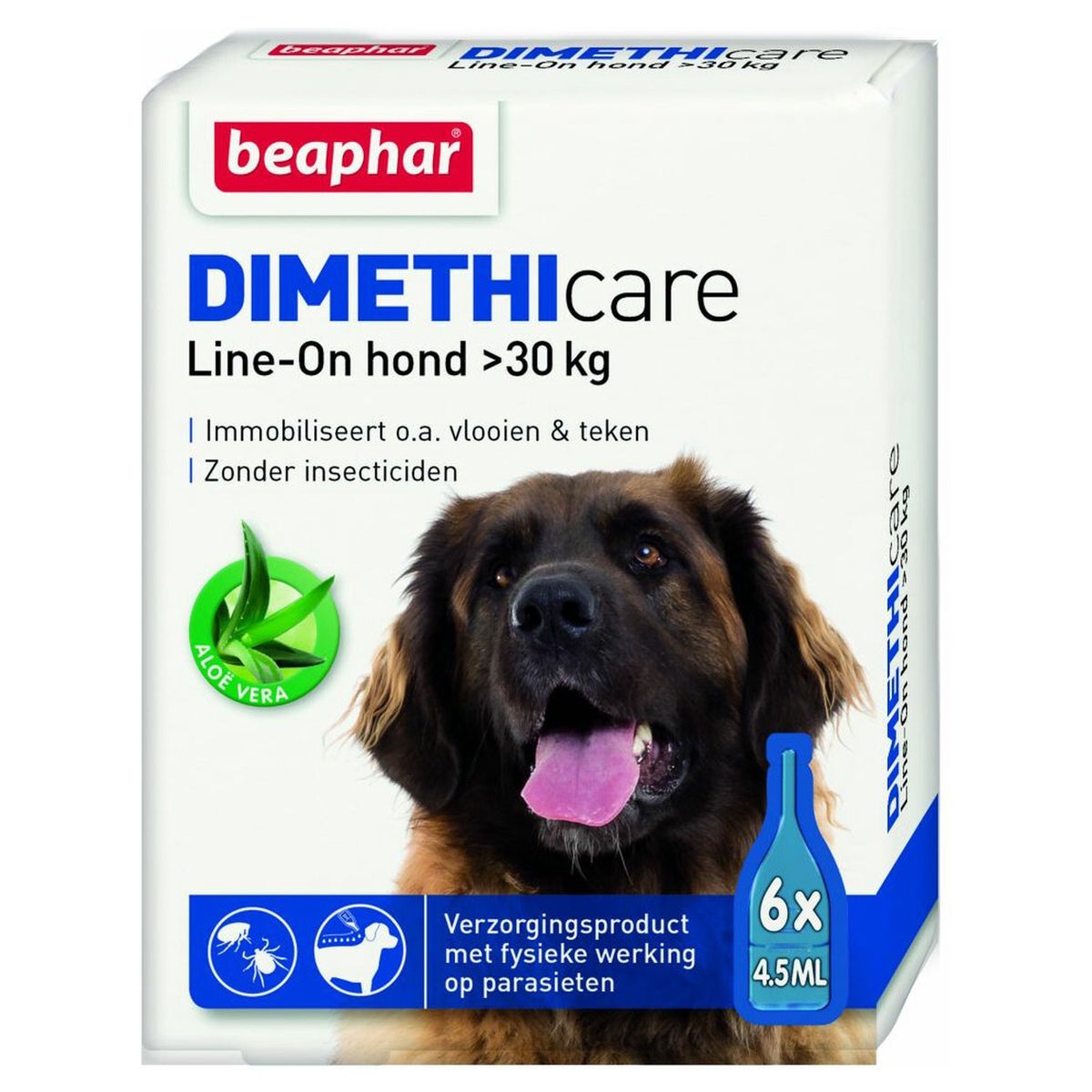 Vlooiendr hond dimethicare 30kg Vlooiendr hond dimethicare 30kg