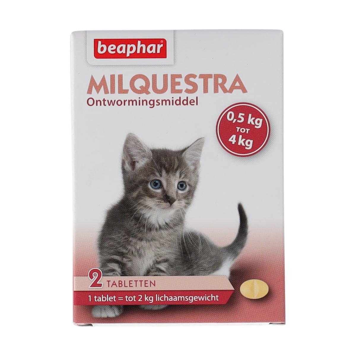Wormmiddel Milquestra kat en kitten 4kg Beaphar Wormmiddel Milquestra kat en kitten 4kg Beaphar