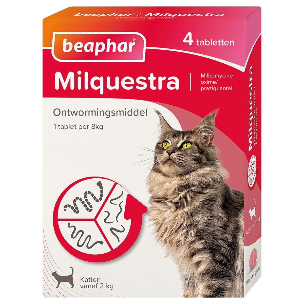 Milquestra kat 2-12 kg 4st. Beaphar Milquestra kat 2-12 kg 4st. Beaphar