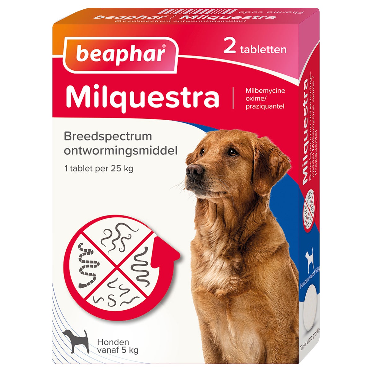 Milquestra hond 5-50 kg 2st. Beaphar Milquestra hond 5-50 kg 2st. Beaphar