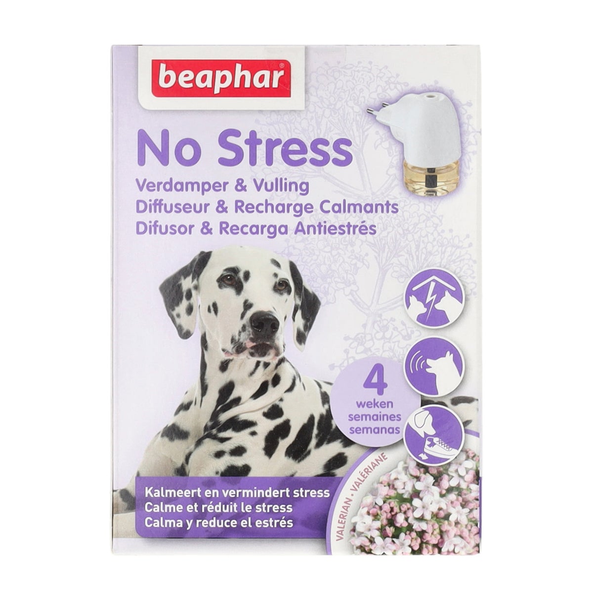 No Stress verdamper + vulling hond Beaphar No Stress verdamper + vulling hond Beaphar