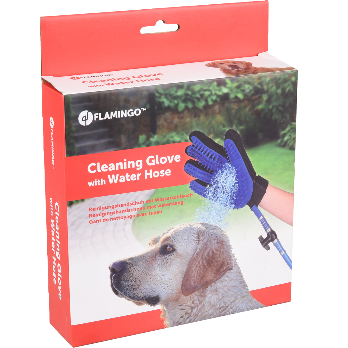 Verzorgingshandschoen met slang Sandy Verzorgingshandschoen met slang Sandy