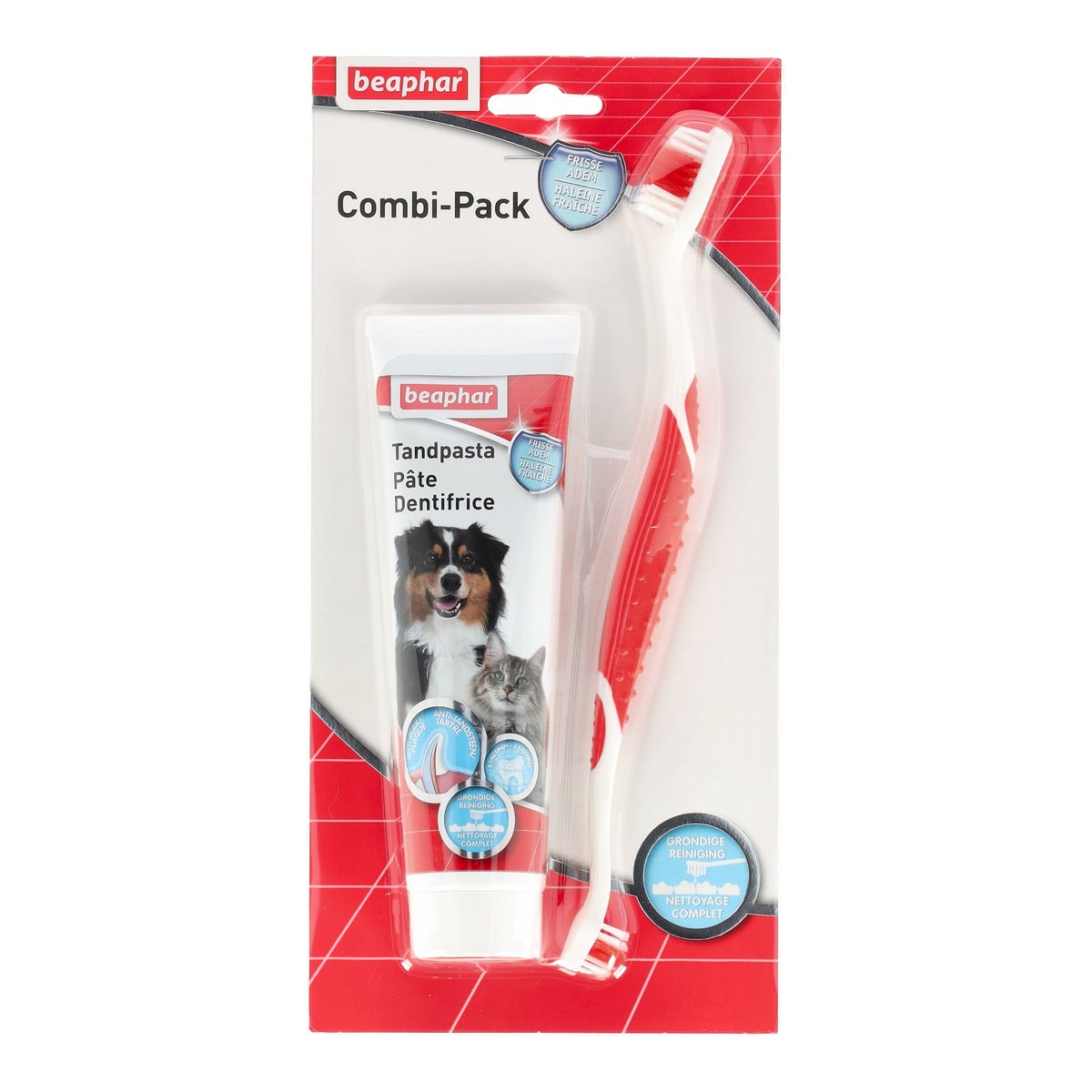 Tandpasta & borstel combipack Beaphar Tandpasta & borstel combipack Beaphar