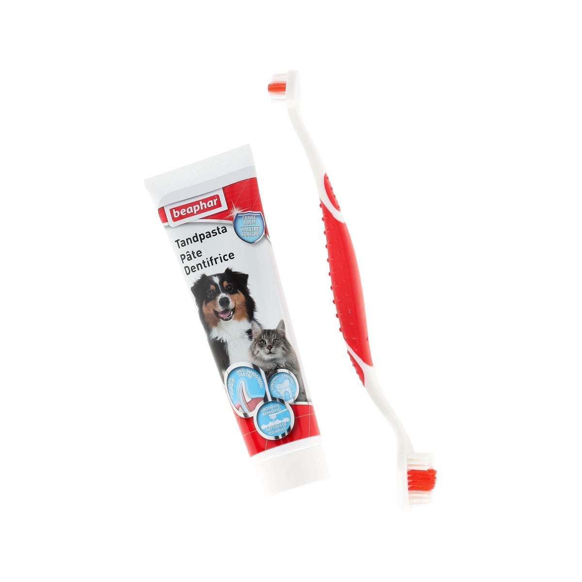 Tandpasta & borstel combipack Beaphar Tandpasta & borstel combipack Beaphar