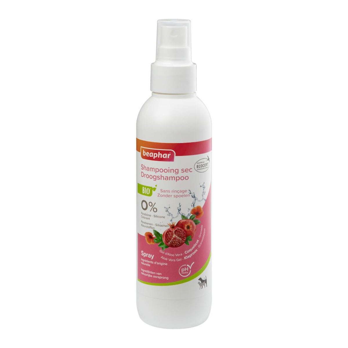 Droogshampoo bio 200 ml Beaphar Droogshampoo bio 200 ml Beaphar