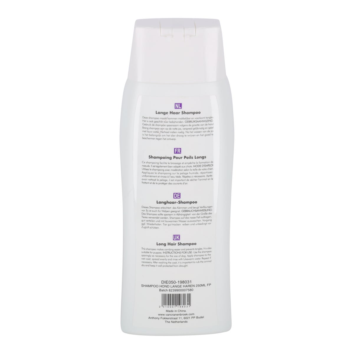 Shampoo hond lange haren 250ml FP Shampoo hond lange haren 250ml FP