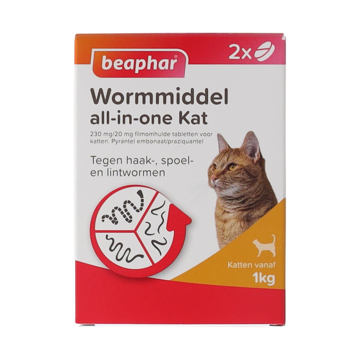 Wormmiddel all-in-one kat Beaphar Wormmiddel all-in-one kat Beaphar