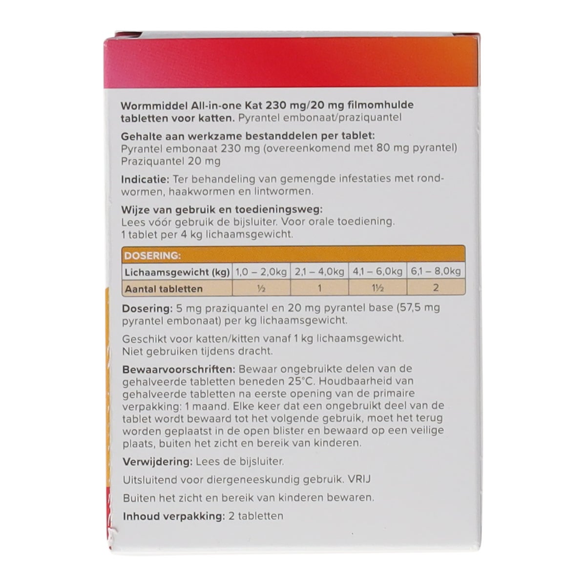 Wormmiddel all-in-one kat Beaphar Wormmiddel all-in-one kat Beaphar