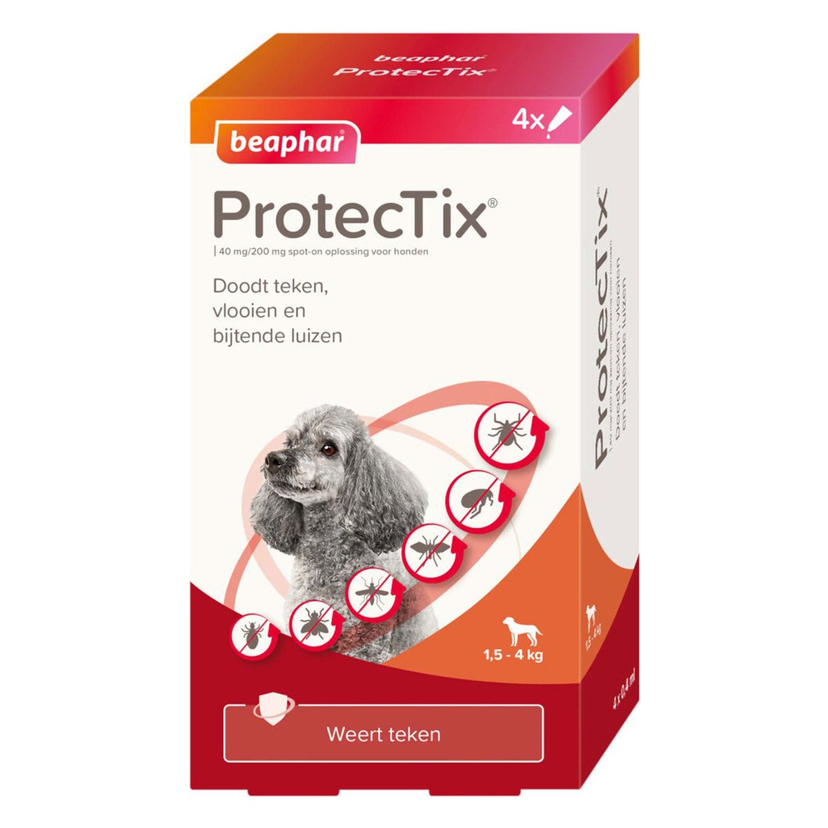 ProtecTix hond 1,5-4kg Beaphar ProtecTix hond 1,5-4kg Beaphar