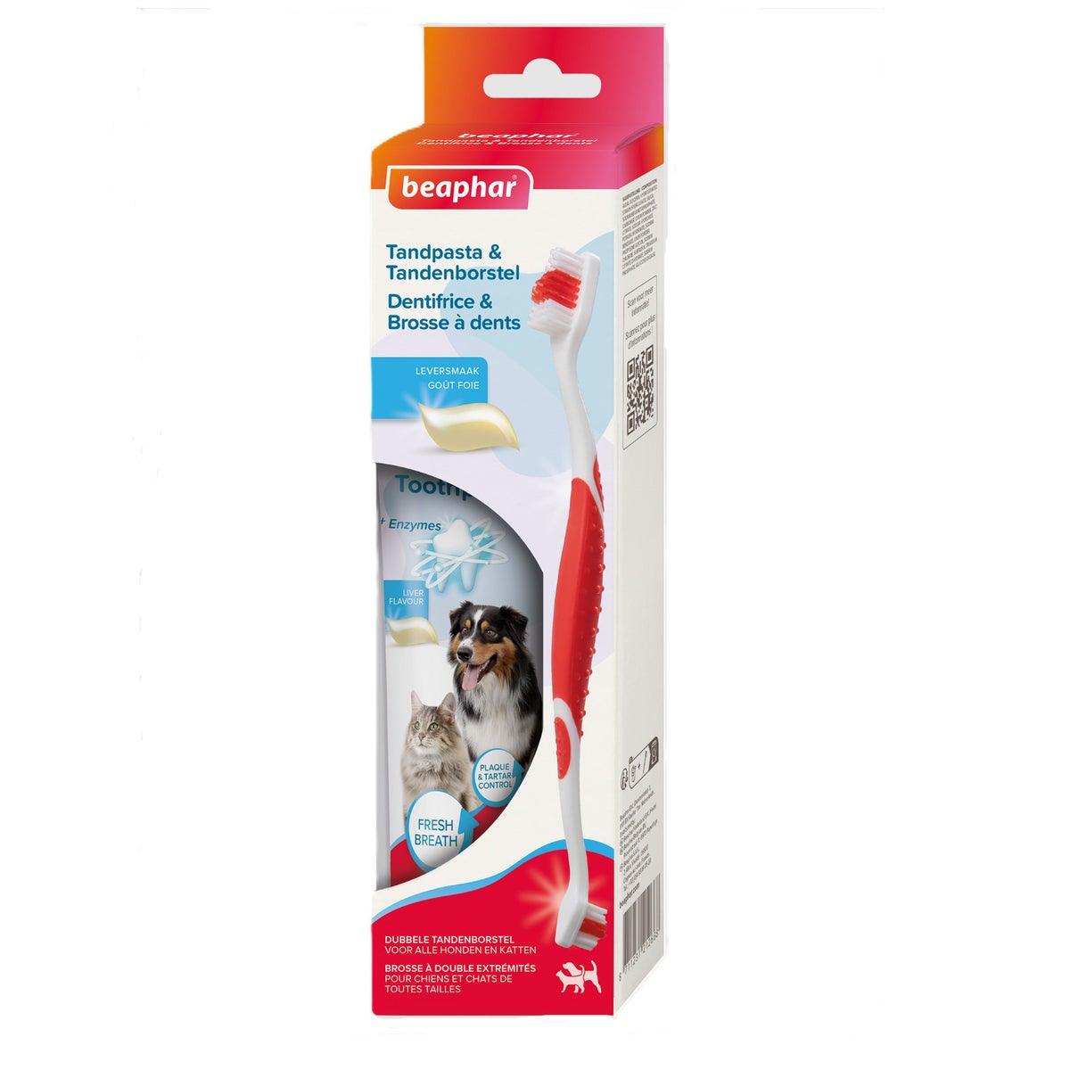 Tandenborstel met tandpasta Beaphar Tandenborstel met tandpasta Beaphar