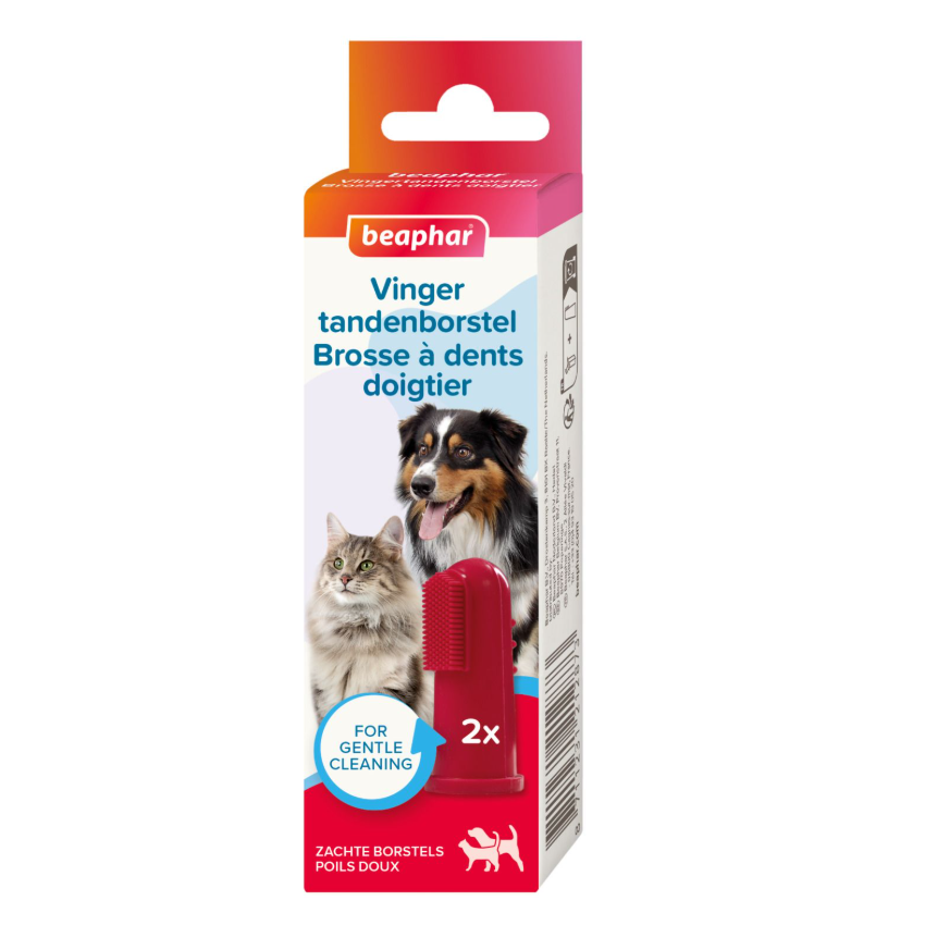Vingertandenborstel 2st. Beaphar Vingertandenborstel 2st. Beaphar