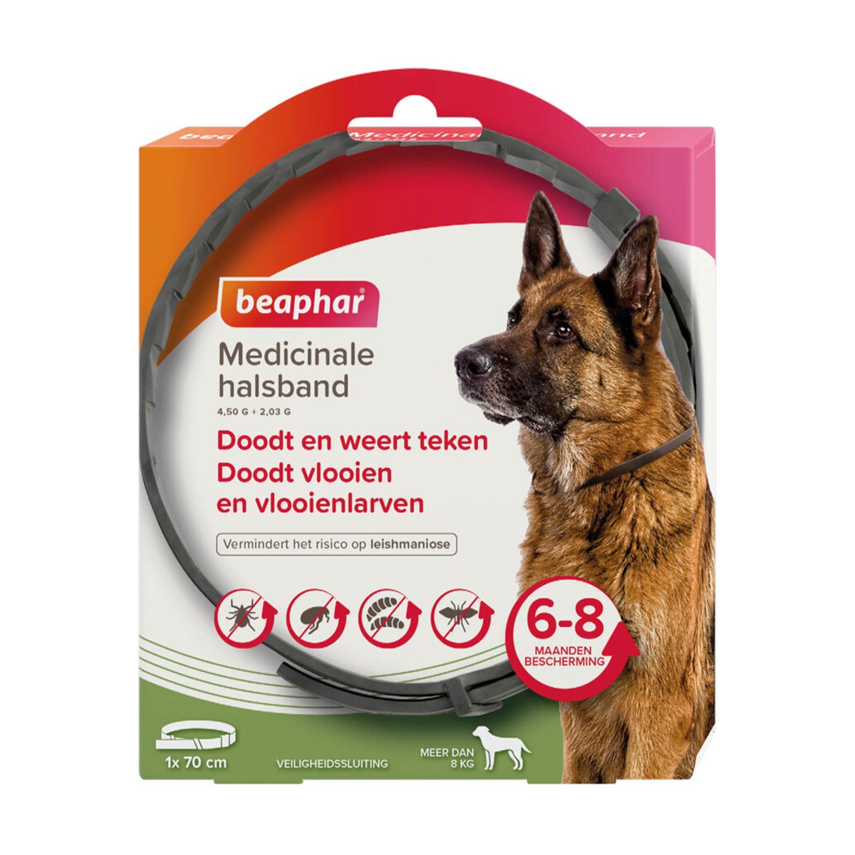 Medicinale halsband hond vanaf 8 kg Beaphar Medicinale halsband hond vanaf 8 kg Beaphar