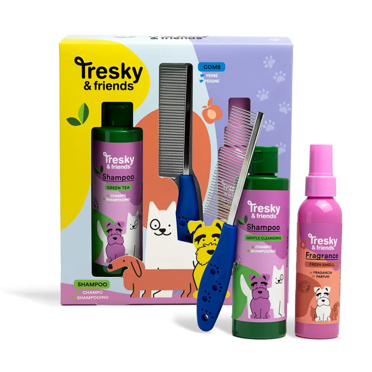 Hondenbadset 3-delige giftset Hondenbadset 3-delige giftset