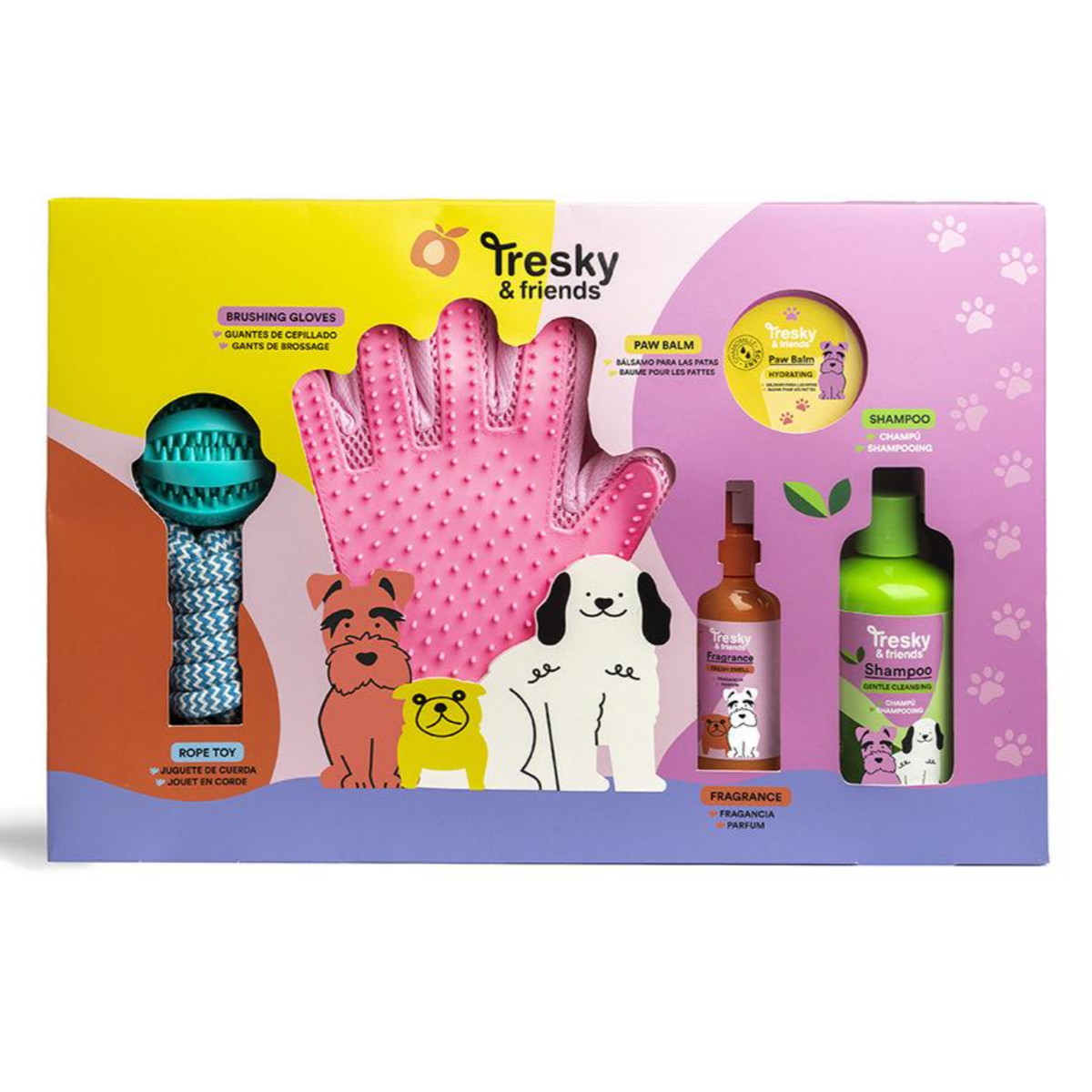 Hondenbadset 5-delige giftset Hondenbadset 5-delige giftset