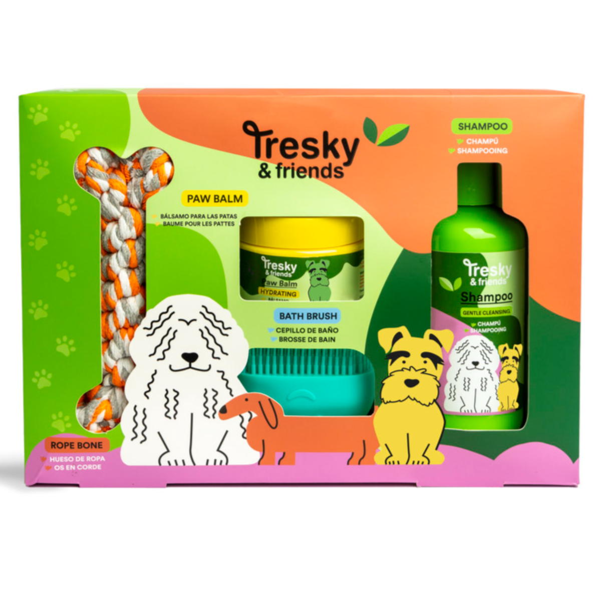 Hondenbadset 4-delige giftset Hondenbadset 4-delige giftset