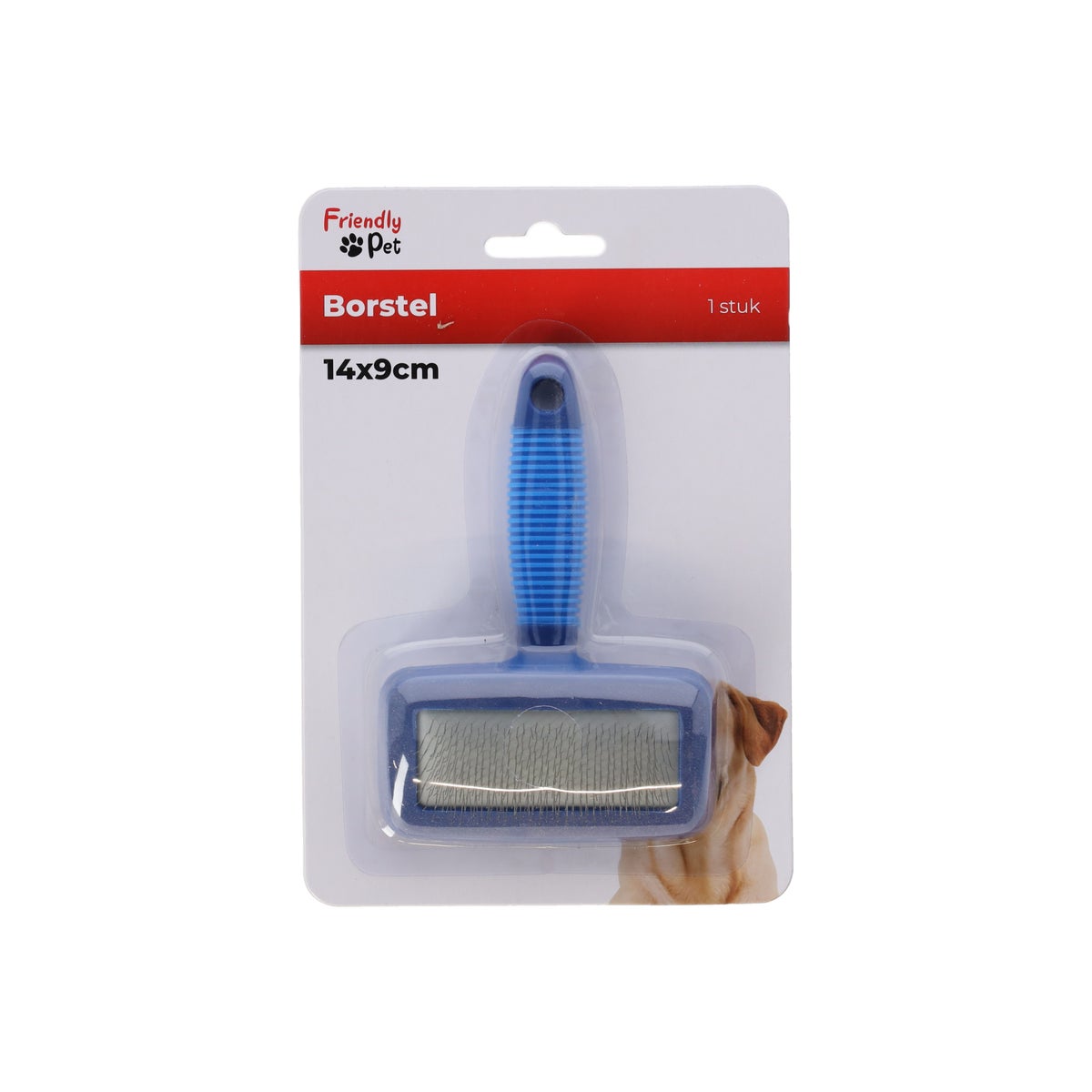 Borstel huisdier 14x9cm Borstel huisdier 14x9cm