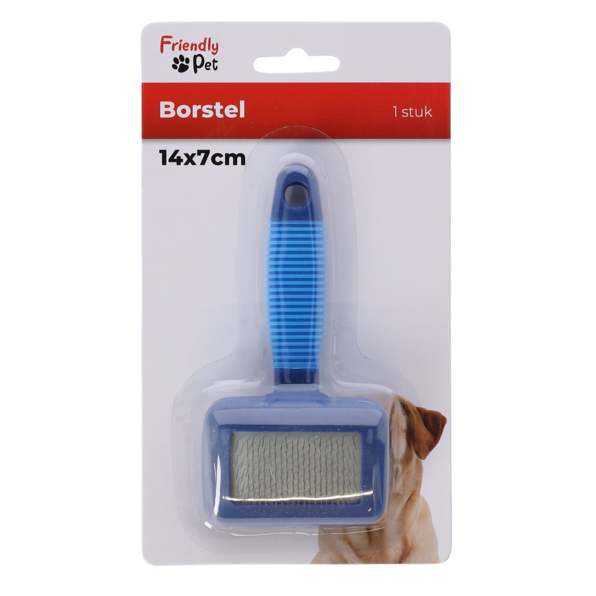 Borstel huisdier 14 x 7 cm Borstel huisdier 14 x 7 cm