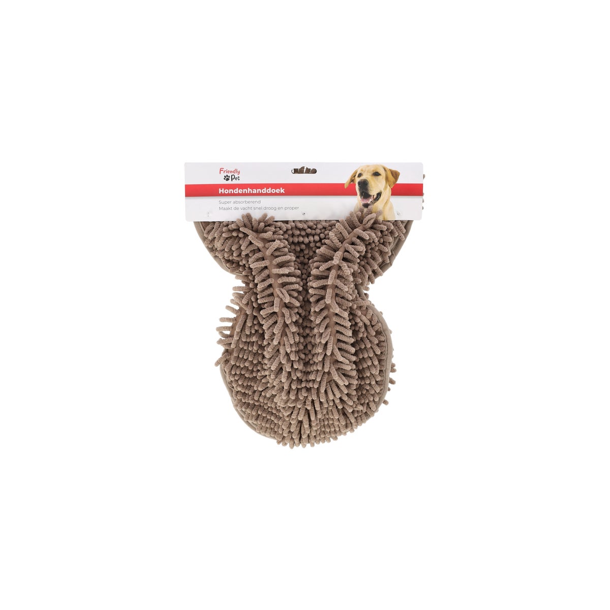 Handdoek absorb Pakka 80x40cm taupe FP Handdoek absorb Pakka 80x40cm taupe FP