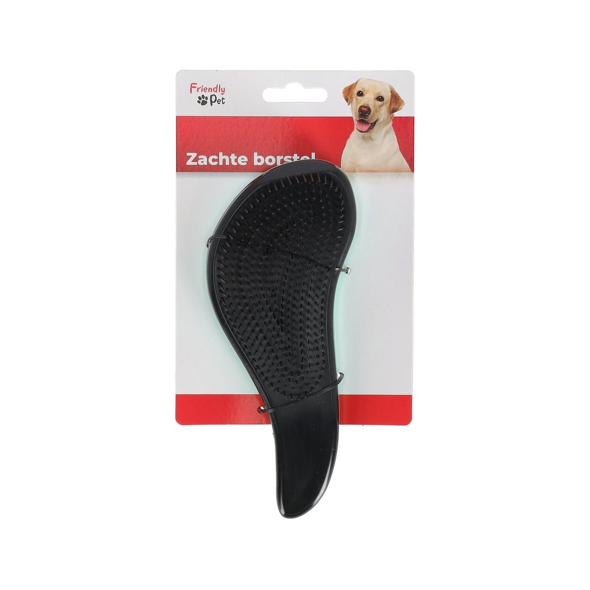 Borstel huisdier zacht ergonomisch groen Borstel huisdier zacht ergonomisch groen