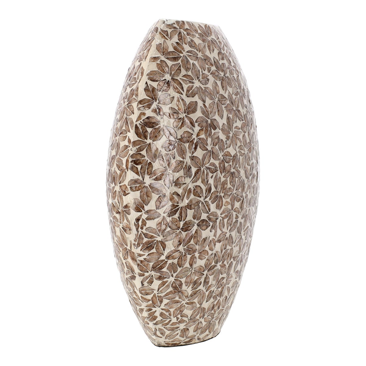 Vaas capiz Salesse beige 45 cm Vaas capiz Salesse beige 45 cm