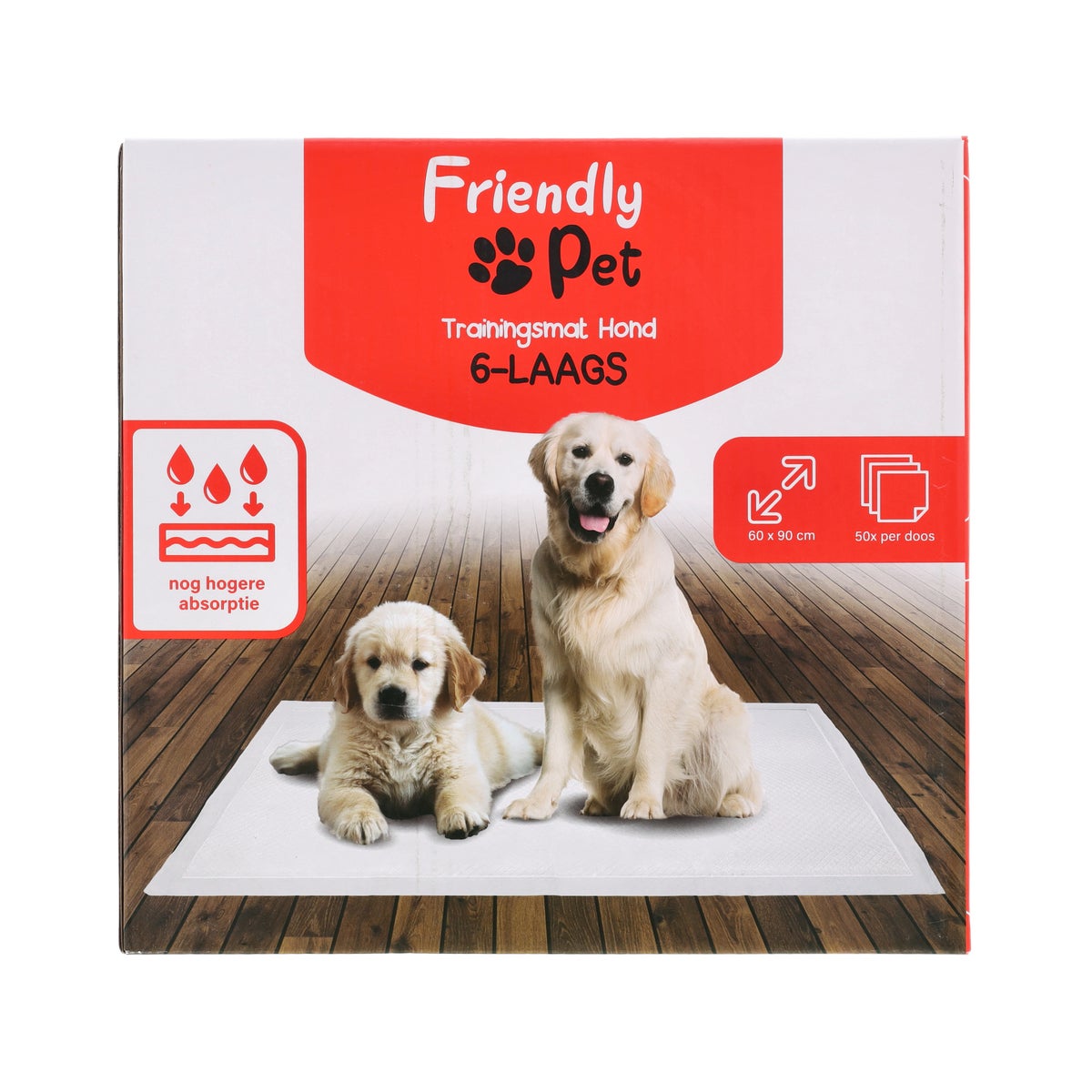 Trainingsmat hond 60 x 90 cm 50st Trainingsmat hond 60 x 90 cm 50st